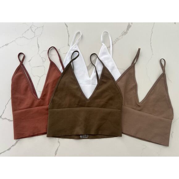 NWOT Free People Intimately Ali Low-Back Seamless Bra - Picture 2 of 6